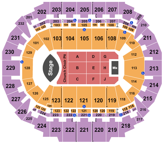 CHI Health Center Eric Church Seating Chart